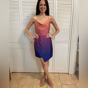 Elliatt Transference Dress in Ombre Multi